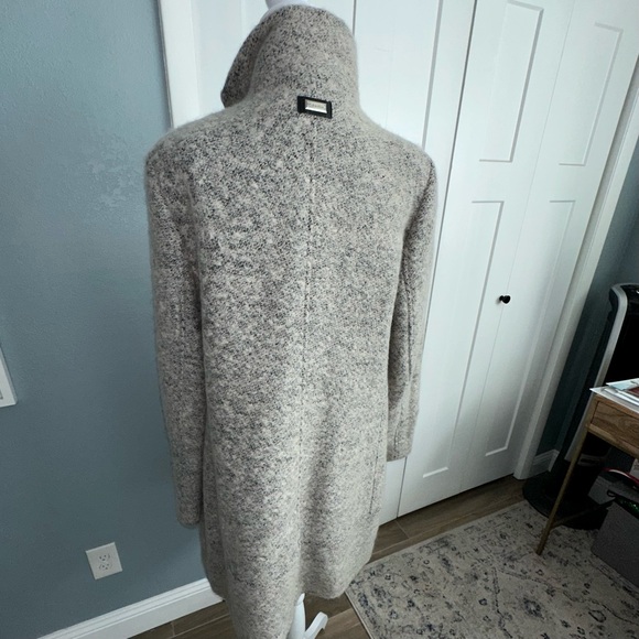Women's Calvin Klein Gray Wool Blend Walker Coat - XL - NWOT - Picture 4 of 9